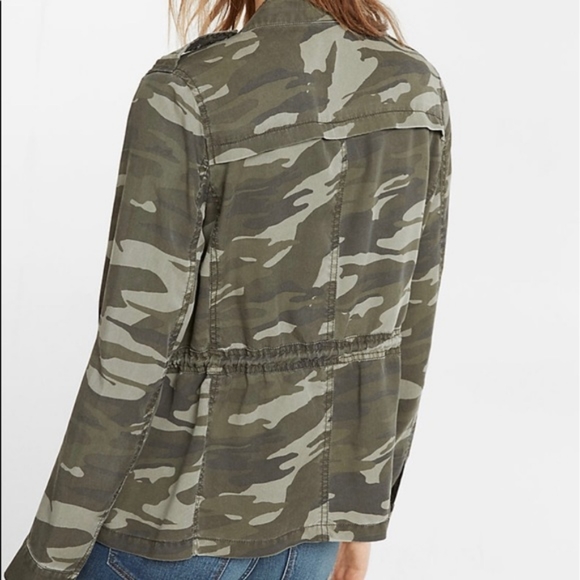 New Express Camo Utility Coat - Picture 2 of 4